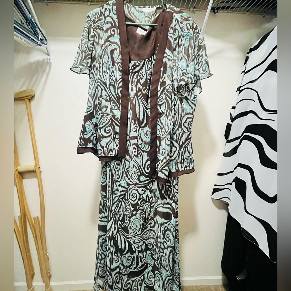 Dress with matching jacket